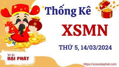 Thống Kê Xổ Số Miền Nam 14/03/2024 - Thống Kê XSMN Thứ 5