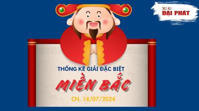 Thống Kê Giải Đặc Biệt Miền Bắc Hôm Nay Chủ Nhật Ngày 14/07/2024