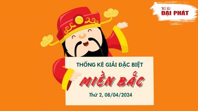 Thống Kê Giải Đặc Biệt Miền Bắc Hôm Nay Thứ 2 Ngày 08/04/2024