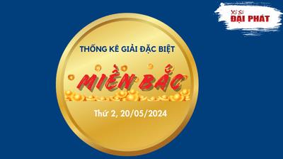 Thống Kê Giải Đặc Biệt Miền Bắc Hôm Nay Thứ 2 Ngày 20/05/2024