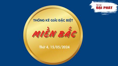 Thống Kê Giải Đặc Biệt Miền Bắc Hôm Nay Thứ 4 Ngày 15/05/2024