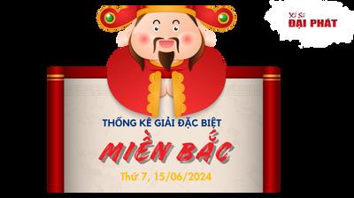 Thống Kê Giải Đặc Biệt Miền Bắc Hôm Nay Thứ 7 Ngày 15/06/2024