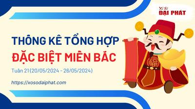 Thống Kê Tổng Hợp Giải Đặc Biệt Miền Bắc Tuần 21/2024