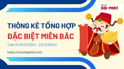 Thống Kê Tổng Hợp Giải Đặc Biệt Miền Bắc Tuần 51/2024