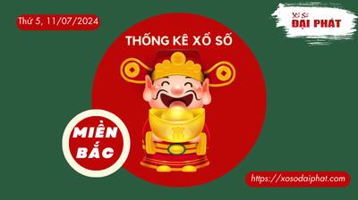 Thống Kê XSMB 11/07/2024 Thứ 5 - Phân Tích KQ Xổ Số Miền Bắc