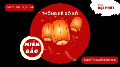 Thống Kê XSMB 13/09/2024 Thứ 6 - Phân Tích KQ Xổ Số Miền Bắc