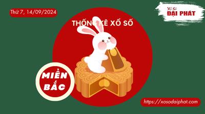 Thống Kê XSMB 14/09/2024 Thứ 7  - Phân Tích KQ Xổ Số Miền Bắc