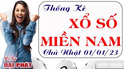 Thống Kê Xổ Số Miền Nam 01/01/2023 - Thống Kê XSMN Chủ Nhật