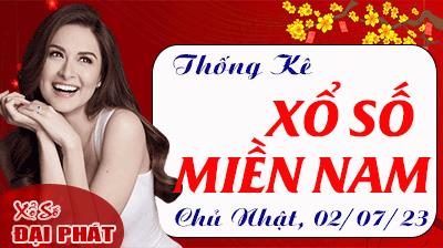 Thống Kê Xổ Số Miền Nam 02/07/2023 - Thống Kê XSMN Chủ Nhật