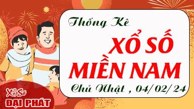 Thống Kê Xổ Số Miền Nam 04/02/2024 - Thống Kê XSMN Chủ Nhật