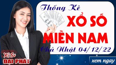 Thống Kê Xổ Số Miền Nam 04/12/2022 - Thống Kê XSMN Chủ Nhật