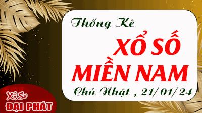 Thống Kê Xổ Số Miền Nam 21/01/2024 - Thống Kê XSMN Chủ Nhật