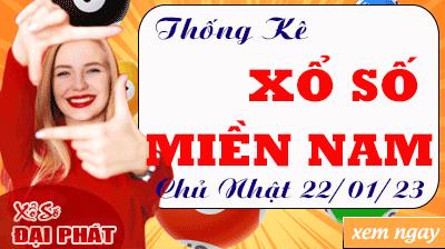 Thống Kê Xổ Số Miền Nam 22/01/2023 - Thống Kê XSMN Chủ Nhật