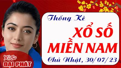 Thống Kê Xổ Số Miền Nam 30/07/2023 - Thống Kê XSMN Chủ Nhật