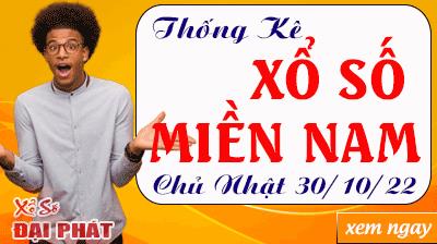 Thống Kê Xổ Số Miền Nam 30/10/2022 - Thống Kê XSMN Chủ Nhật