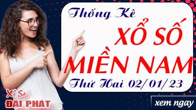 Thống Kê Xổ Số Miền Nam 02/01/2023 - Thống Kê XSMN Thứ 2