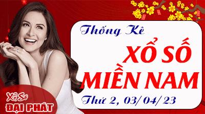 Thống Kê Xổ Số Miền Nam 03/04/2023 - Thống Kê XSMN thứ 2