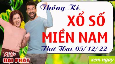 Thống Kê Xổ Số Miền Nam 05/12/2022 - Thống Kê XSMN Thứ 2