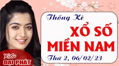 Thống Kê Xổ Số Miền Nam 06/02/2023 - Thống Kê XSMN Thứ 2