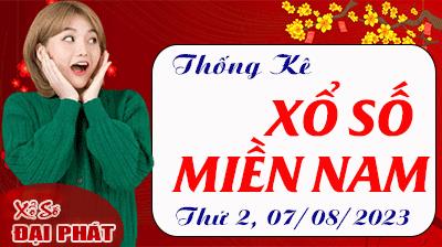 Thống Kê Xổ Số Miền Nam 07/08/2023 - Thống Kê XSMN Thứ 2