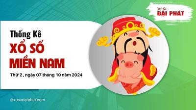 Thống Kê Xổ Số Miền Nam 07/10/2024 - Thống Kê XSMN Thứ 2