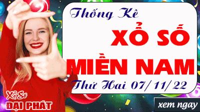 Thống Kê Xổ Số Miền Nam 07/11/2022 - Thống Kê XSMN Thứ 2