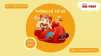 Thống Kê Xổ Số Miền Nam 08/04/2024 - Thống Kê XSMN Thứ 2