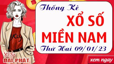 Thống Kê Xổ Số Miền Nam 09/01/2023 - Thống Kê XSMN Thứ 2