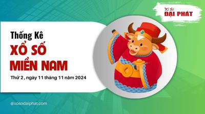 Thống Kê Xổ Số Miền Nam 11/11/2024 - Thống Kê XSMN Thứ 2