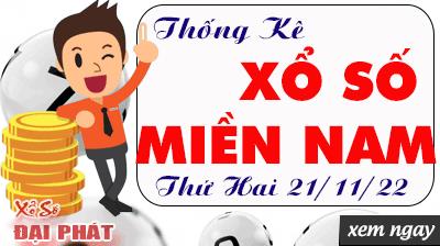 Thống Kê Xổ Số Miền Nam 21/11/2022 - Thống Kê XSMN Thứ 2