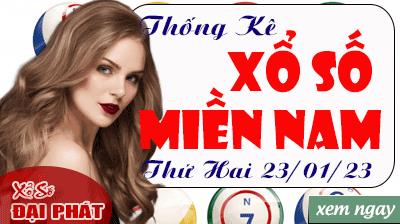 Thống Kê Xổ Số Miền Nam 23/01/2023 - Thống Kê XSMN Thứ 2