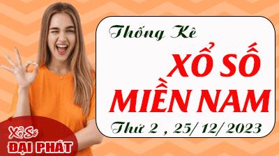 Thống Kê Xổ Số Miền Nam 25/12/2023 - Thống Kê XSMN Thứ 2