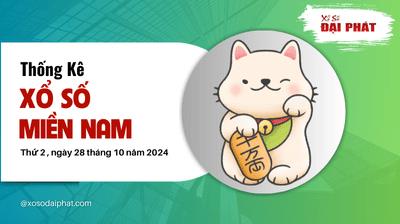 Thống Kê Xổ Số Miền Nam 28/10/2024 - Thống Kê XSMN Thứ 2