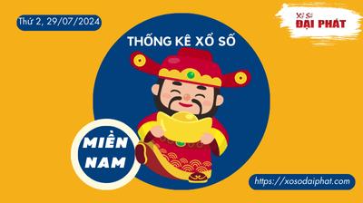 Thống Kê Xổ Số Miền Nam 29/07/2024 - Thống Kê XSMN Thứ 2