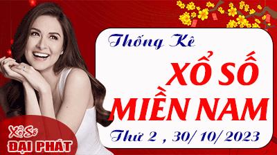 Thống Kê Xổ Số Miền Nam 30/10/2023 - Thống Kê XSMN Thứ 2