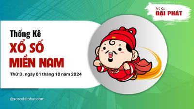 Thống Kê Xổ Số Miền Nam 01/10/2024 - Thống Kê XSMN Thứ 3