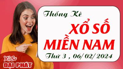 Thống Kê Xổ Số Miền Nam 06/02/2024 - Thống Kê XSMN Thứ 3