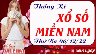 Thống Kê Xổ Số Miền Nam 06/12/2022 - Thống Kê XSMN Thứ 3