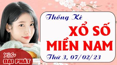 Thống Kê Xổ Số Miền Nam 07/02/2023 - Thống Kê XSMN Thứ 3