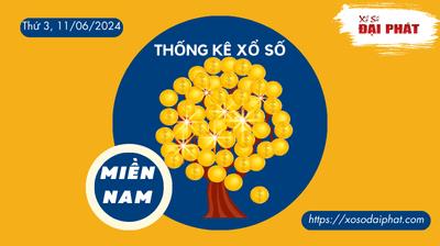 Thống Kê Xổ Số Miền Nam 11/06/2024 - Thống Kê XSMN Thứ 3