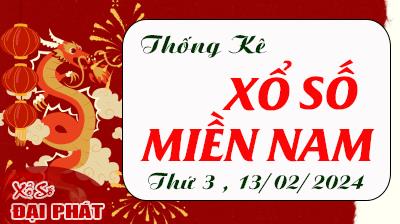 Thống Kê Xổ Số Miền Nam 13/02/2024 - Thống Kê XSMN Thứ 3