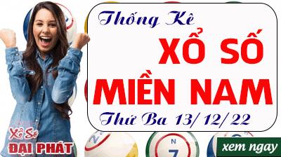 Thống Kê Xổ Số Miền Nam 13/12/2022 - Thống Kê XSMN Thứ 3