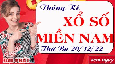 Thống Kê Xổ Số Miền Nam 20/12/2022 - Thống Kê XSMN Thứ 3