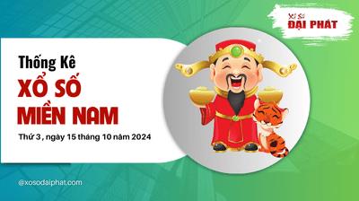 Thống Kê Xổ Số Miền Nam 15/10/2024 - Thống Kê XSMN Thứ 3