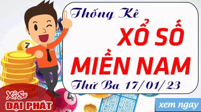 Thống Kê Xổ Số Miền Nam 17/01/2023 - Thống Kê XSMN Thứ 3