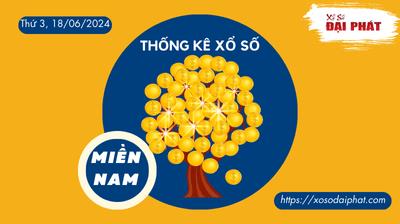 Thống Kê Xổ Số Miền Nam 18/06/2024 - Thống Kê XSMN Thứ 3