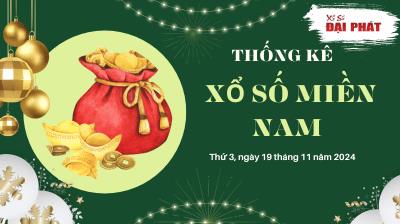 Thống Kê Xổ Số Miền Nam 19/11/2024 - Thống Kê XSMN Thứ 3