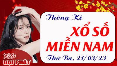 Thống Kê Xổ Số Miền Nam 21/03/2023 - Thống Kê XSMN Thứ 3