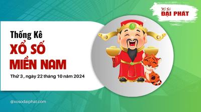 Thống Kê Xổ Số Miền Nam 22/10/2024 - Thống Kê XSMN Thứ 3