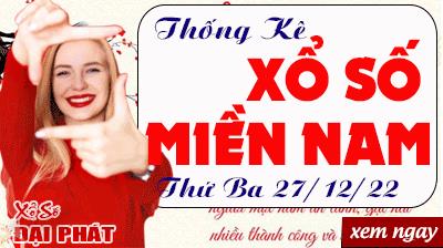 Thống Kê Xổ Số Miền Nam 27/12/2022 - Thống Kê XSMN Thứ 3